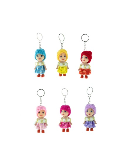 Oyuncak Parmak Bebekler Anahtarlıklı 6'lı Set