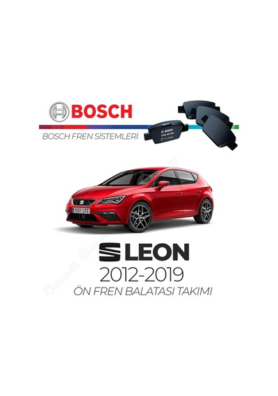 Seat Leon 2012 - 2019 Ön Fren Balata Takımı - Bosch