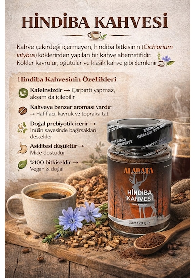 Alabata Hindiba Kahvesi 120 Gr Granül