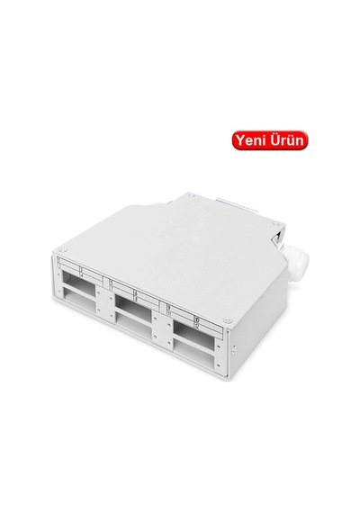 Digitus Dn-96890 6 Sc Coupler Girişli Dın Ray Fiber Sonlandırma Kutusu