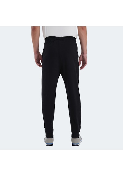 Slazenger NACIO Erkek Cepli Dar Paça Siyah Eşofman Altı
