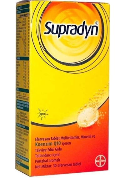 Supradyn Koenzim Q10 30 Efervesan Tablet