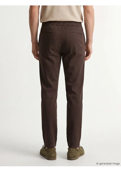 Lc Waikiki Kahverengi Regular Fit Gabardin Erkek Pantolon