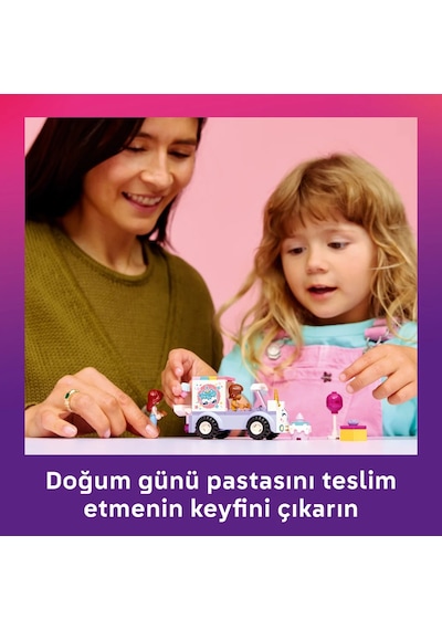 LEGO® Friends Tek Boynuzlu At Pasta Dağıtım Arabası 42675 - 4 yaş ve üzeri çocuklar için Yaratıcı Oyuncak Yapım Seti (67 Parça)
