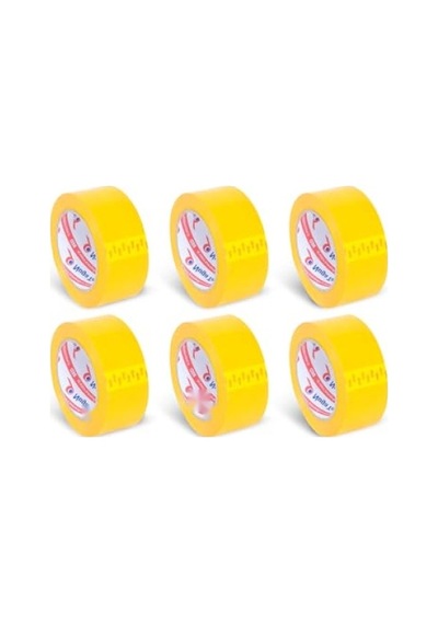 Sarı Kolay Kullanım Kolibri Bandı - 45 Mm X 100 Mt 6 Adet 10