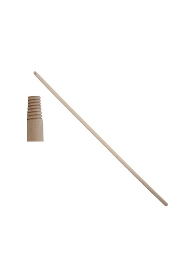 Ahşap Gürgen Fırça Sapı Vidalı 120 CM