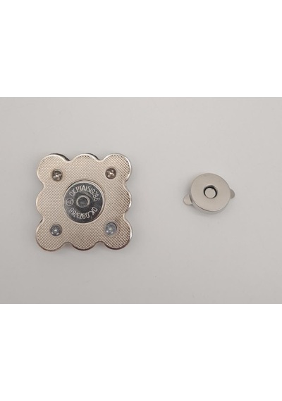 Angel Çanta Aksesuar Gümüş Renk 4.5 Cm Mıknatıslı Kilit