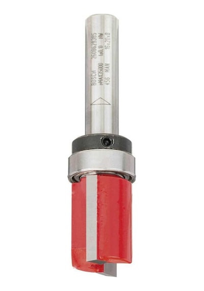 Bosch Expert Serisi Laminant İçin Çift Oluklu Sert Metal Üstte Bilya Yataklı Freze Ucu 8 x 16 x 60 MM 2608629385