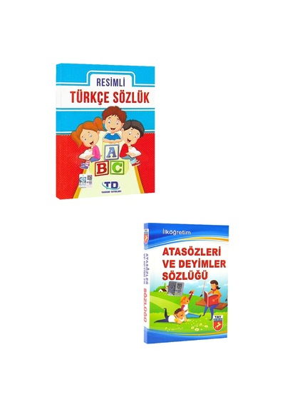 Resimli Türkçe Sözlük + İlköğretim Atasözleri Ve Deyimler Sözlüğü