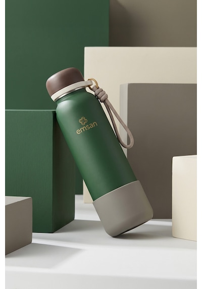 Emsan Thermos Bottle Çelik Sızdırmaz Termos 750 Ml Yeşil