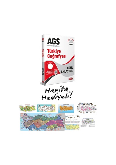 Ags 2025 Ags Ultra Serisi Türkiye Coğrafyası Konu Anlatımlı Ve Harita Hediyeli Set