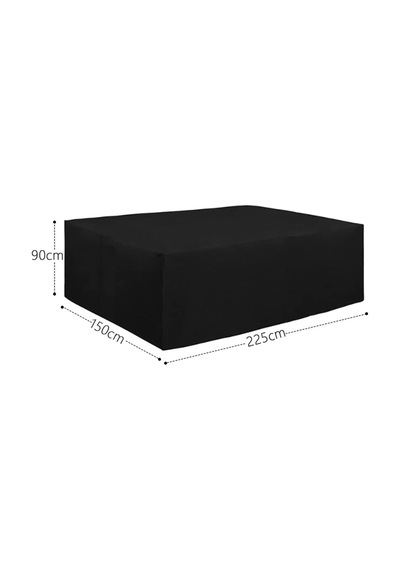Grdc305 Masa Takımı Koruma Ortusu Pe 225x150x90 Siyah