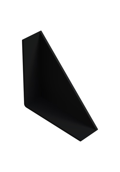 Cateksss 55x55 Mm Köşe Takozu Siyah - 40 Lı Paket