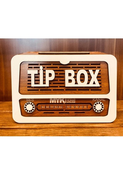 Myk Hediye Ve Sanat Tip Box Bahşiş Kutusu Kumbara 2 Adet Kumbara