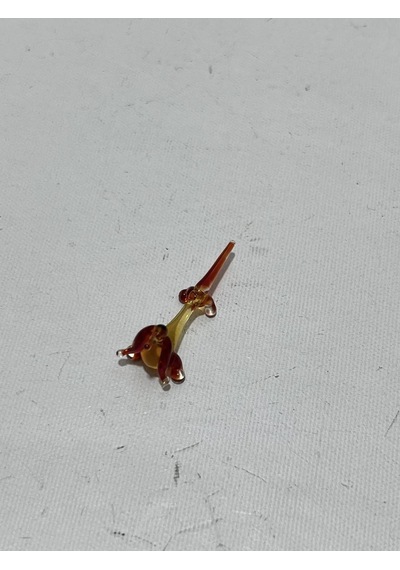 El Yapımı Mini Murano Cam Köpek Biblo A153-01