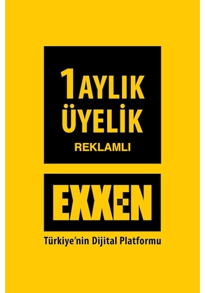 Exxen 1 Aylık Reklamlı Üyelik Paketi - Dijital Abonelik (537833968)