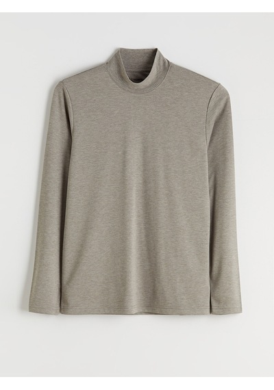 Lcwaıkıkı Classic Gri Dik Yaka Erkek Sweatshirt