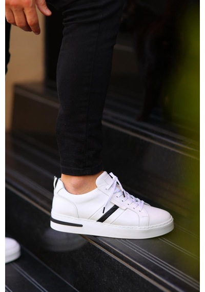 Serhat Özköroğlu-beyaz Erkek Sneakers Beyaz Beyaz