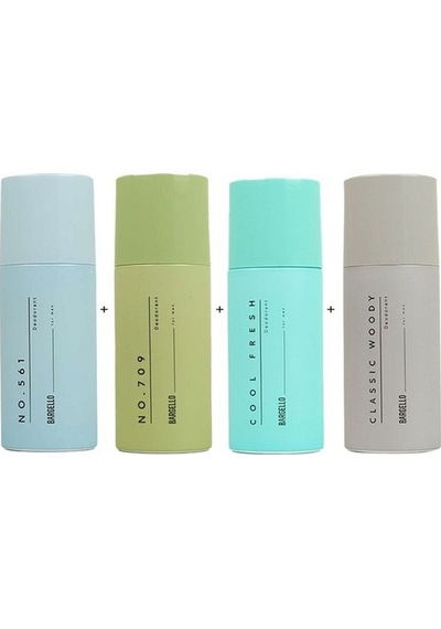 Bargello Deodorant Erkek Set - No:561 No:709 Cool Fresh Classic Woody 150