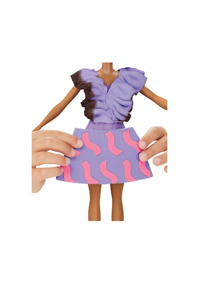 Play Doh Barbie Fashionista Fırfırlı Bebek Seti G1359 Nocolor-9963d4b3