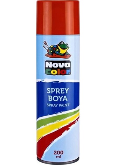 Nova Color Sprey Boya 200 Ml Turuncu Nc-807 Çok Renkli