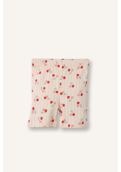 Defacto Baskılı Fitilli 2li Ecru Pijama Takımı Kız Bebek I0404a526hser233 Ekru-er233
