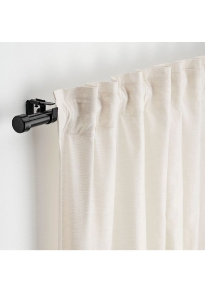 Ikea Bekrafta Rustik Korniş 120-210 Cm 28 Mm Siyah