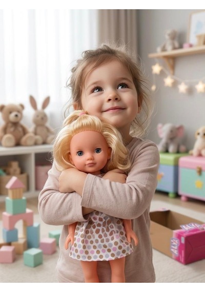 Alya Türkçe Konuşan Etkileşimli Eğitici Oyuncak Bebek 40 Cm Kafası Ve Kolları Et Bebek 90391678