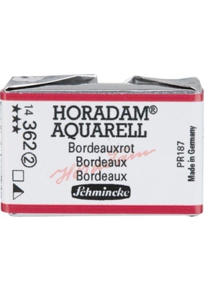 Schmincke : Horadam Aquarell Artist Sulu Boya : Tam Tablet : Seri 2 362 Bordeaux