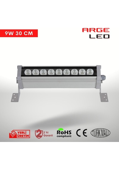 Argeled Mavi Wallwasher Duvar Boyama 30 Cm 9w
