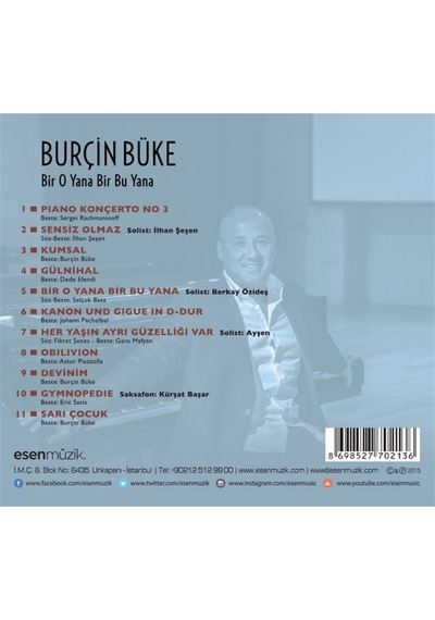 Burçin Büke - Bir O Yana Bir Bu Yana CD