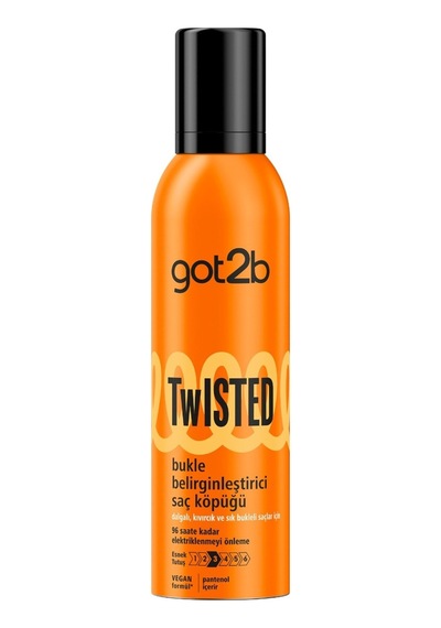 3 Adet Got2b Twisted Bukle Belirginleşen Saç Köpüğü 250 Ml