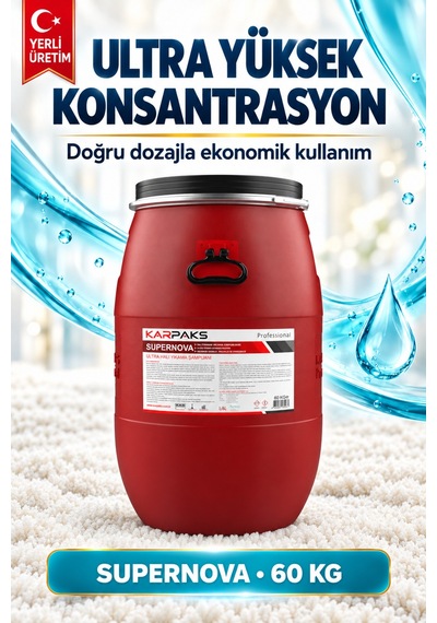 Supernova Halı Yıkama Şampuanı 60kg Tekli