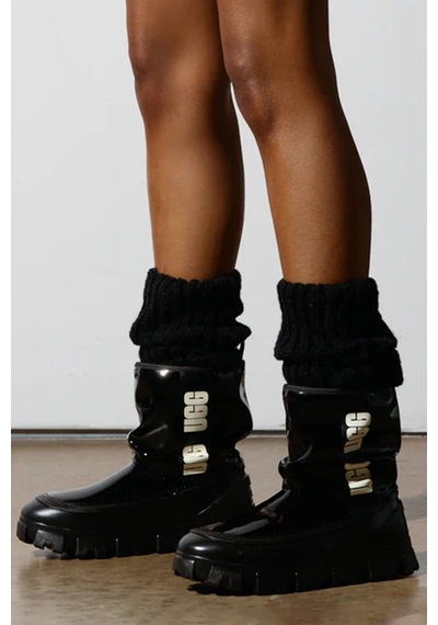 Ugg Women's Classic Brellah Mini Boot Kadın İçi Yünlü Bot Siyah