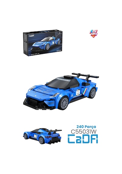 Cada Maserati Gt2 1:24 C55031w 240 Parça Oyuncak Yapım Seti Blok Araba Ffcada-c55031w