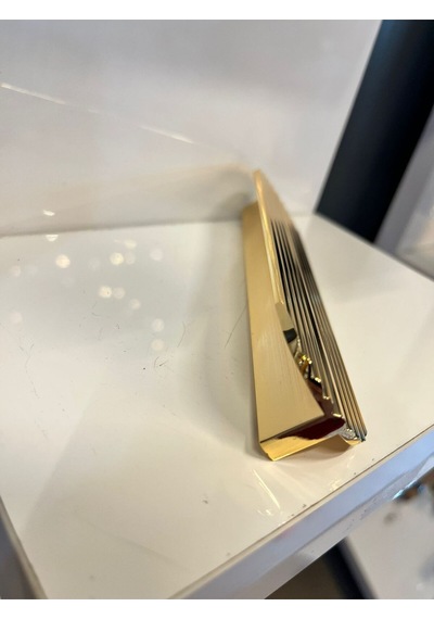 Varna Oval Metal Kulp 128mm Altın Dolap Kapak Modern Çekmece Mobilya Tv Ünite Komidin Vestiyer Gold Altın