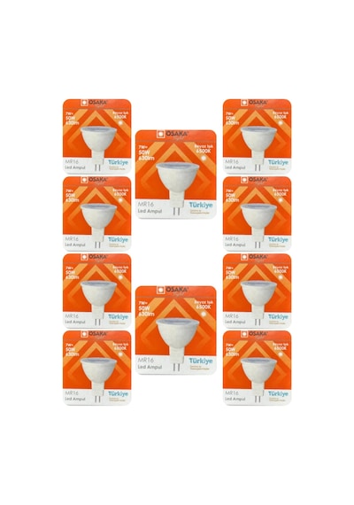 7w 50w Beyaz Işık 6500k Mr16 G4 Led Çanak Ampul, 10 Adet Standart