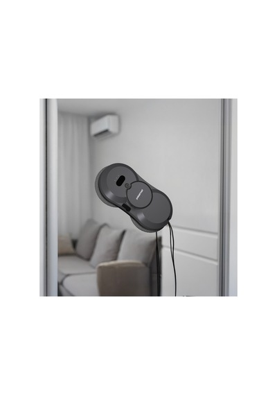 Polosmart PSH22 Cam Temizleme Robotu Ultrasonik Su Spreyli Akıllı Navigasyonlu Uzaktan Kumandalı Gri