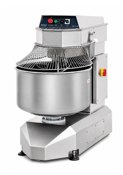 Ism 75-32 Cr, 75 L,iki Devirli, Paslanmaz Çelik Gövde Sprial Mixer Krom
