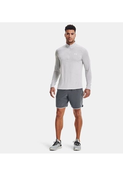 Under Armour Ua Tech 2.0 1/2 Zip Erkek Uzun Kollu T-shirt 1328495-014 Gri
