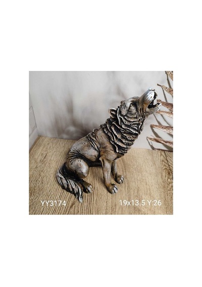 Yy3174 Uluyan Kurt Biblo 26cm Silikon Kalıp