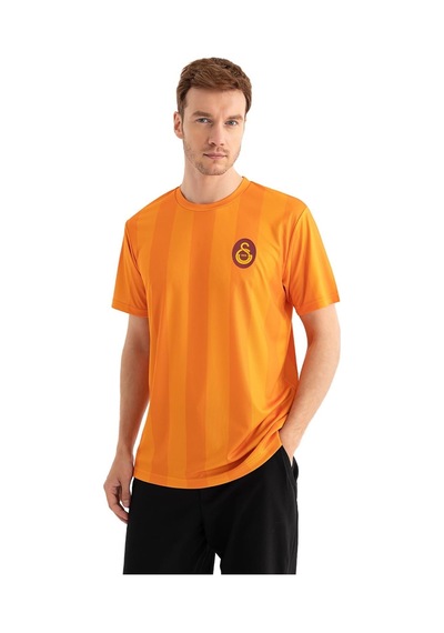 Galatasaray Lisanslı Match Day T-shirt + Şal Kaşkol Set Ahşap Kutulu 106 Sarı