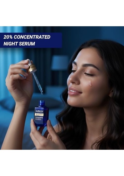 Age Reverse Gece Serumu 30 Ml %20 Retinol, Kolajen, Hyaluronik Asit Ve Bitkisel Kompleks İçerikli Kırışıklık Karşıtı Ve Sıkılaştırıcı Cilt Serumu