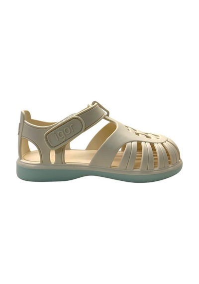 İgor Bb355 Tobby Solid Bicolor Çocuk Sandalet Krem