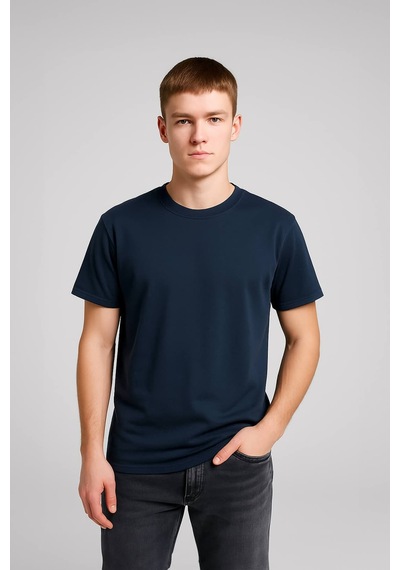 Markapia Erkek %100 Pamuk Basic T-shirt Çok Renkli S