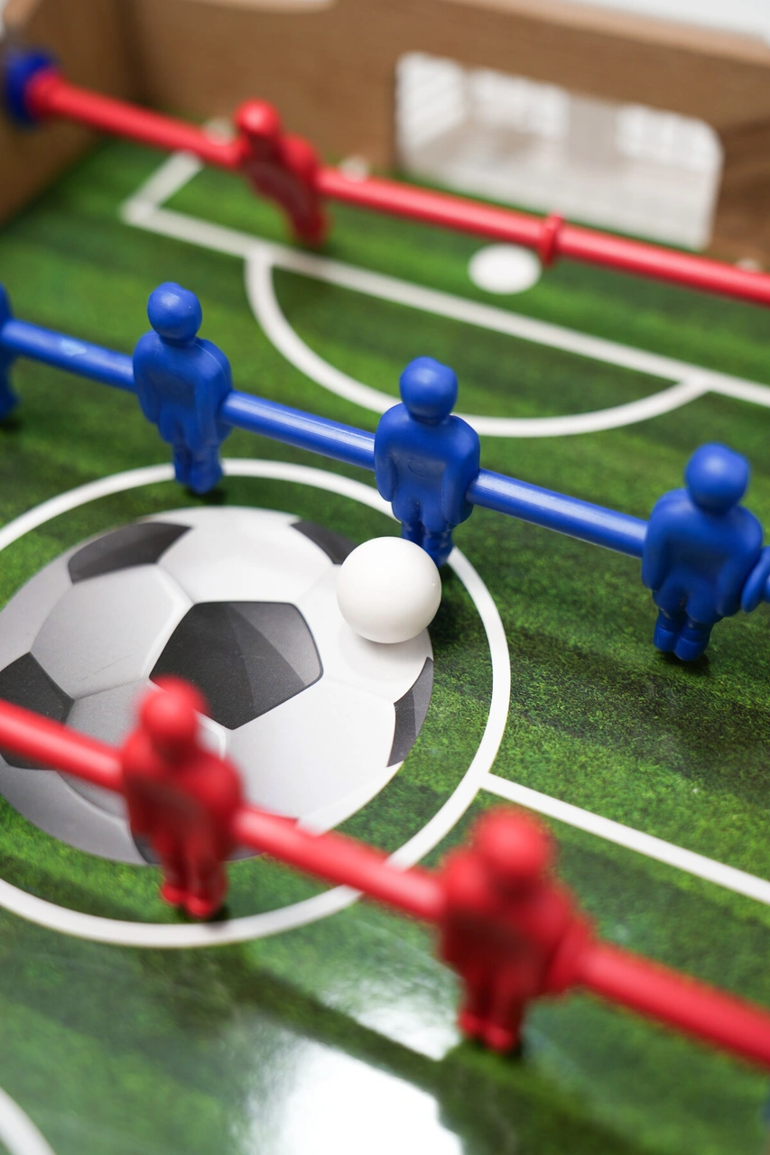 Ahşap Langırt Mini Masa Futbolu