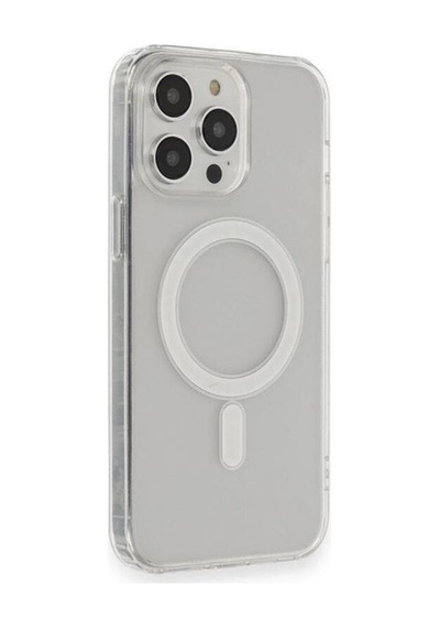 Apple İphone 13 Pro Max Kılıf Matte Şeffaf Magneticsafe
