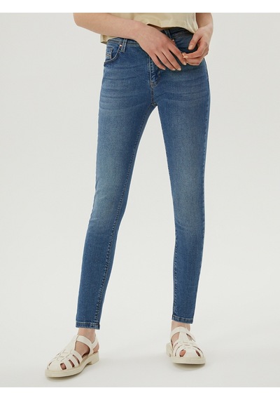 Nicole Skinny Fit Kadın Pantolon Mavi