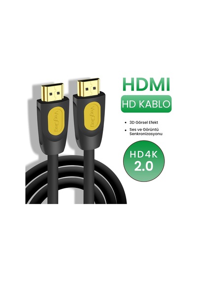 4k 30hz 18gbps Hdr Arc Hdcp Destekli Hdmı 2.0 Kablo 25 Metre