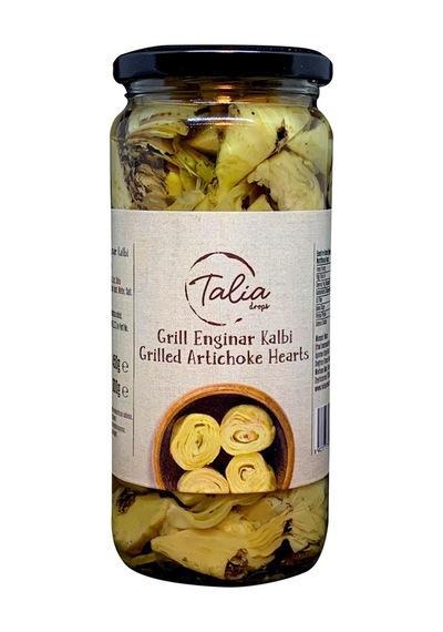 Talia Grıll Enginar Kalbi 450 G - Izgara Lezzetli Çeyrek Kesim Enginar 2'li Ekonomik Paket - 2 Tarı